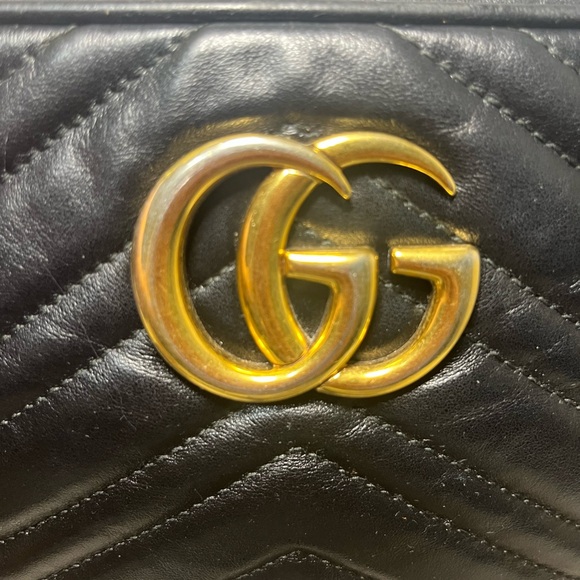 Small Black Marmont shoulder bag - Picture 5 of 17